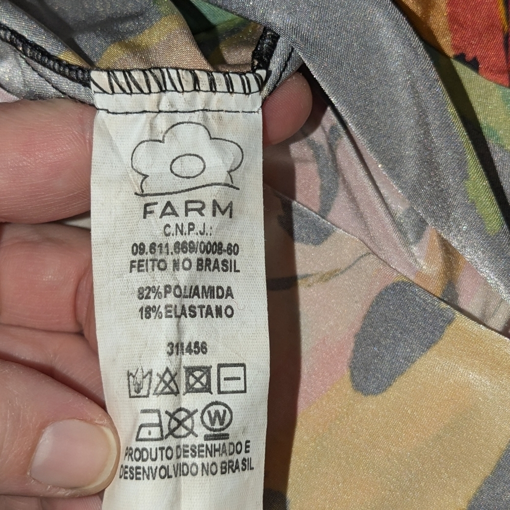 Farm Rio Banana Print Mini Dress - Picture 4 of 10